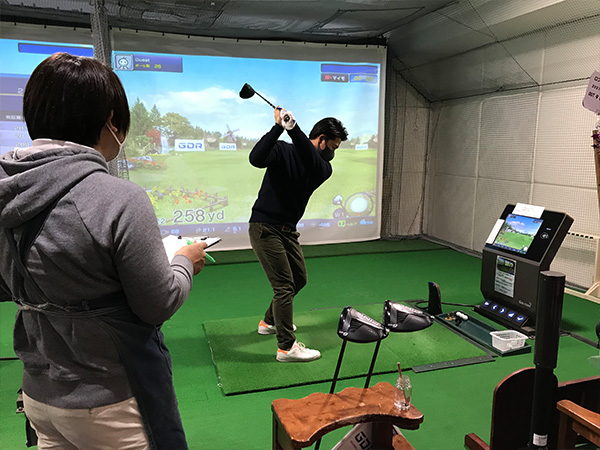 フィッティング開始