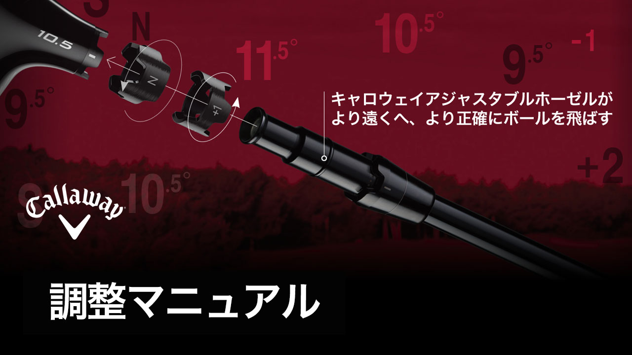 スリーブ付きシャフトの調整マニュアルガイド