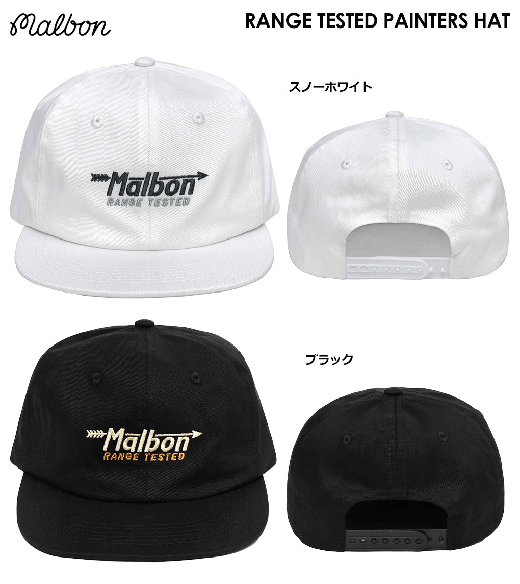 ⭐*⭐様 Malbon GOLF CLUBHAUS キャップ　マルボン　クラブハ Malbon Golf RANGE TESTED PAINTERS HAT メンズ ゴルフキャップ