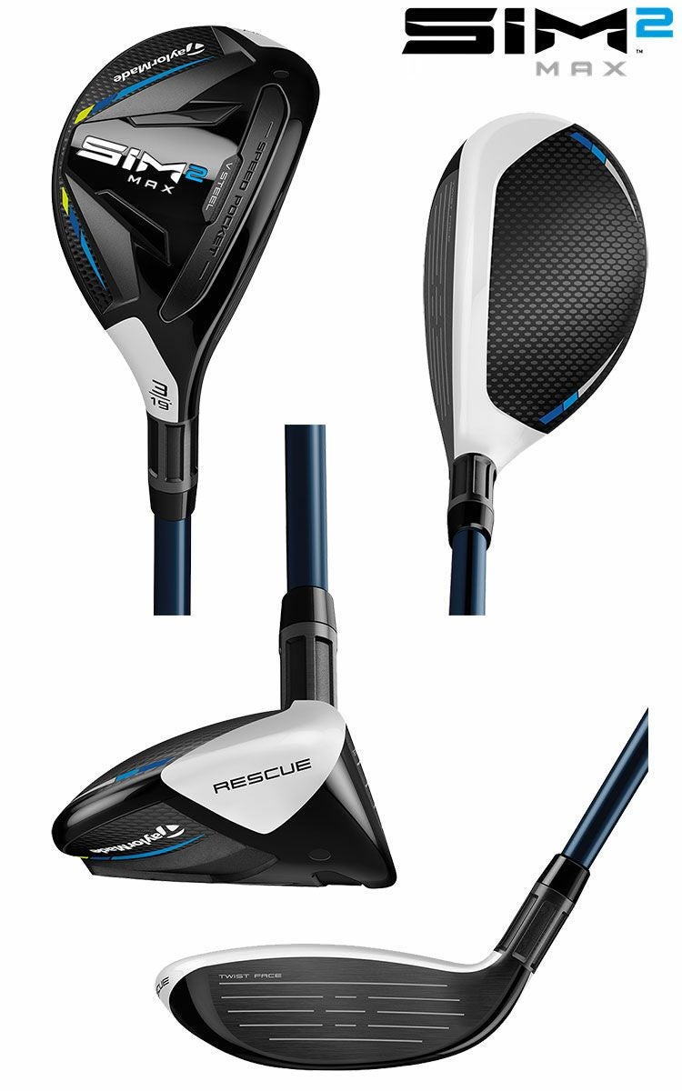 在庫限り テーラーメイド SIM2 MAX レスキュー Ventus Blue 7(S),6(R