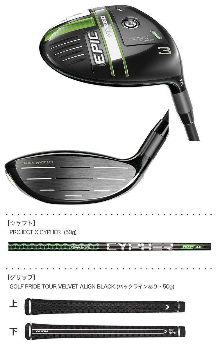 キャロウェイEPICSPEEDフェアウェイ