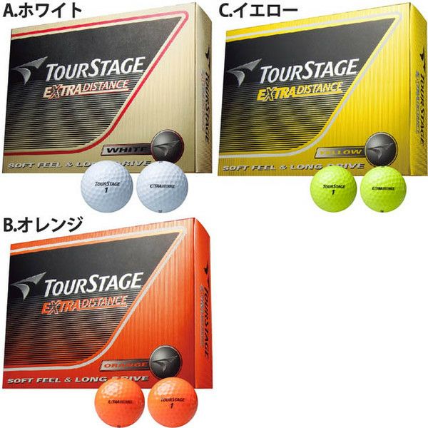 ブリヂストンTOURSTAGE'14エクストラディスタンスボール1ダース(日本仕様)