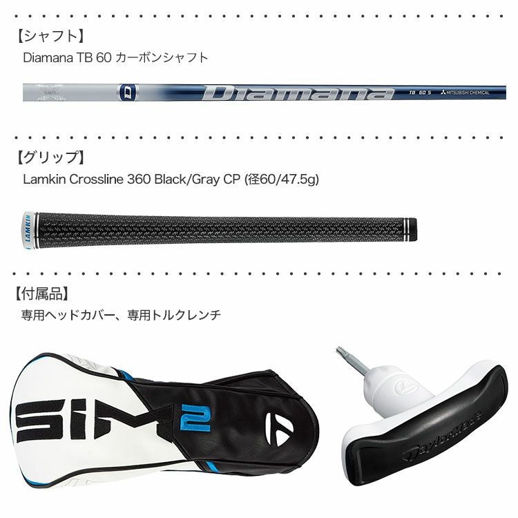 テーラーメイドSIM2MAXドライバー