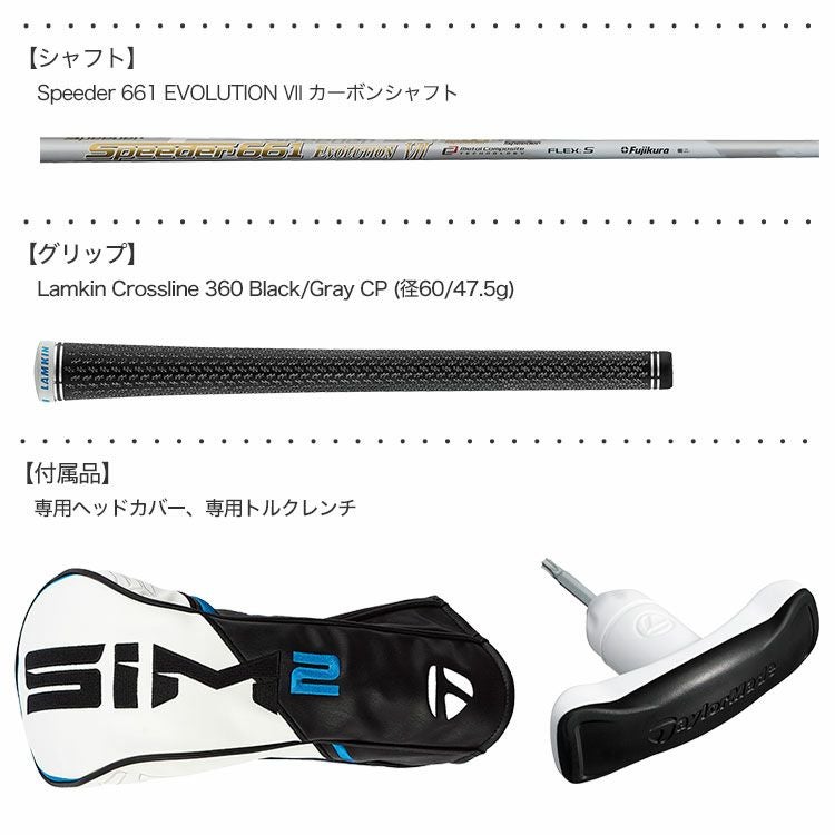 テーラーメイドSIM2MAXドライバー