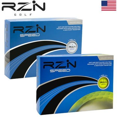 RZNGOLFSPEED2ピースアイオノマーカバーゴルフボール1ダース（全12球）USA直輸入品レジンゴルフ