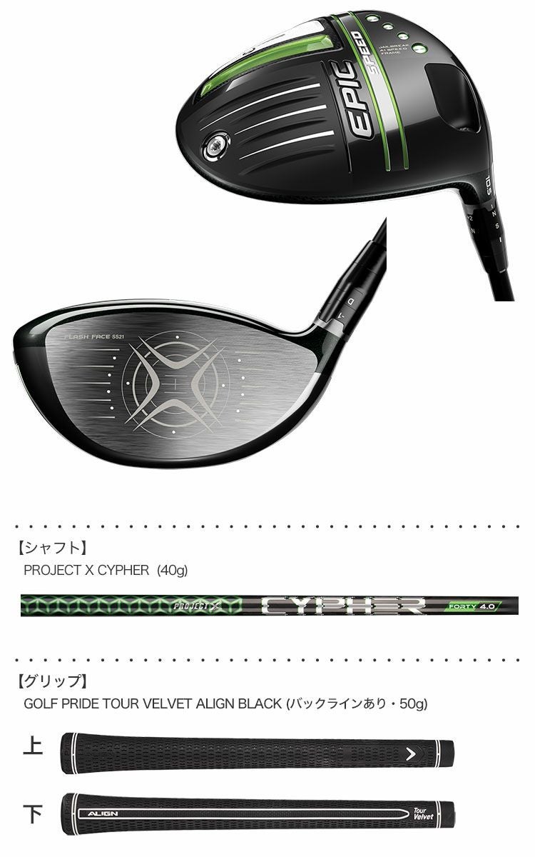 キャロウェイEPICSPEEDドライバー