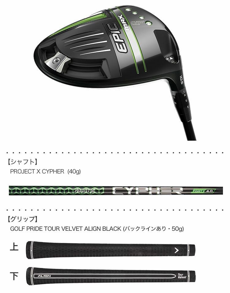 キャロウェイEPICMAXドライバー