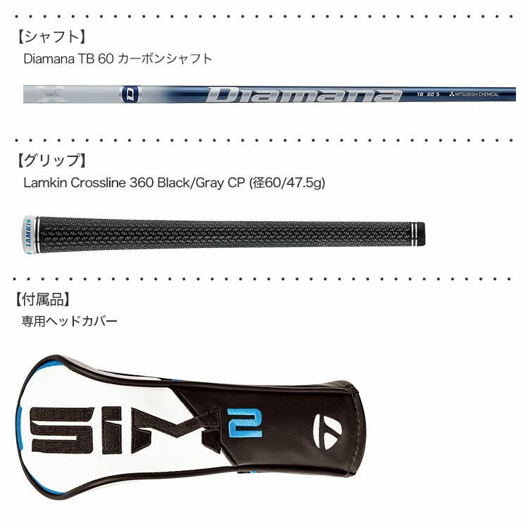 テーラーメイドSIM2MAXフェアウェイウッド