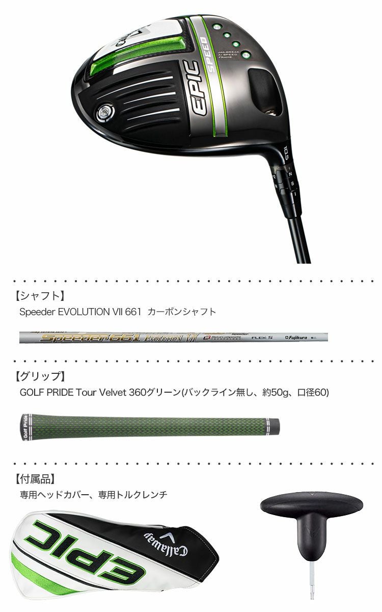 キャロウェイEPICSPEEDドライバー