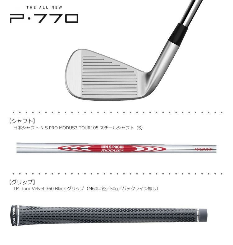テーラーメイド_P770_アイアンセット_2020