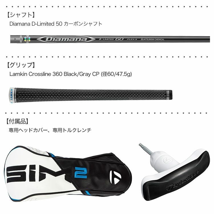 テーラーメイドSIM2MAXドライバー