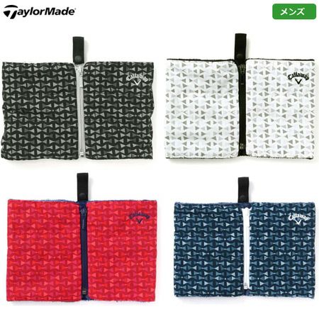 キャロウェイ_リボン柄プリント_ネックウォーマー_メンズ_241-0298505