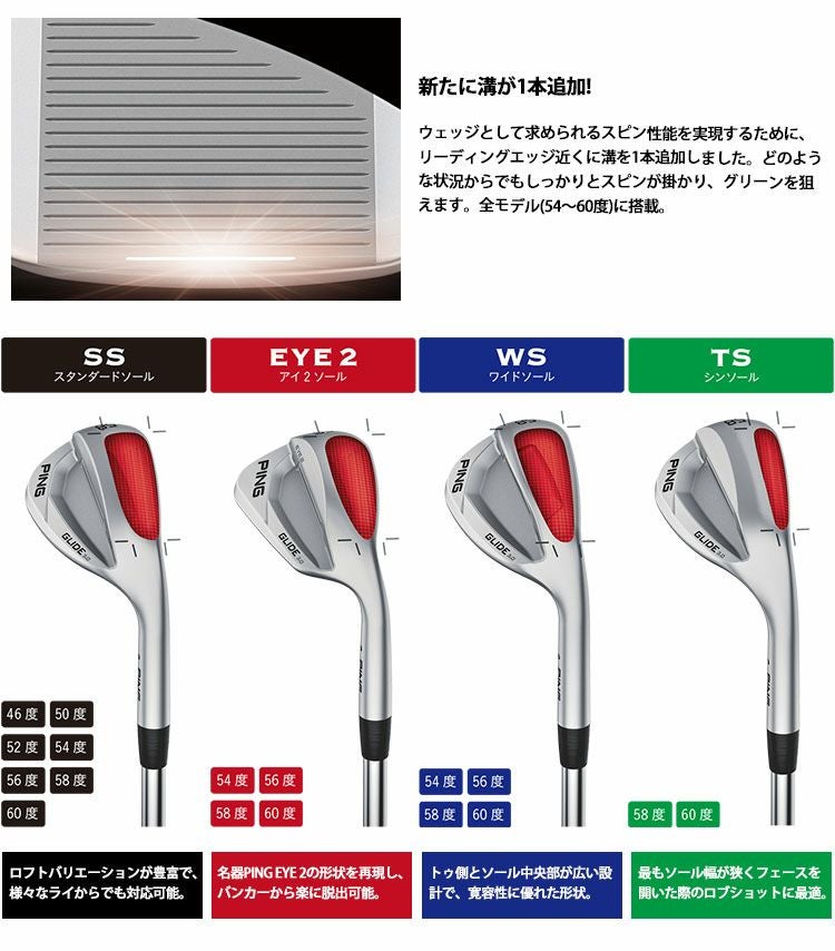 ピンゴルフGLIDE3.0ウェッジ