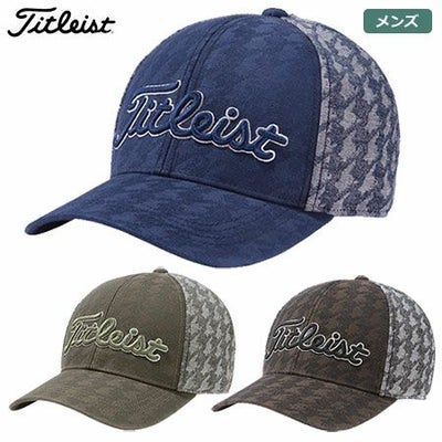タイトリストクラシック千鳥柄キャップ