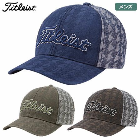 タイトリストクラシック千鳥柄キャップ