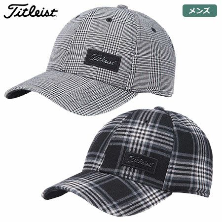 タイトリストチェック柄キャップ