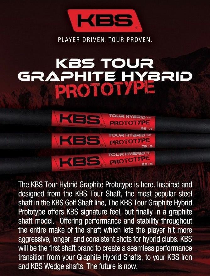毎日発送】【UT専用】KBS TOUR GRAPHITE HYBRID PROTOTYPE