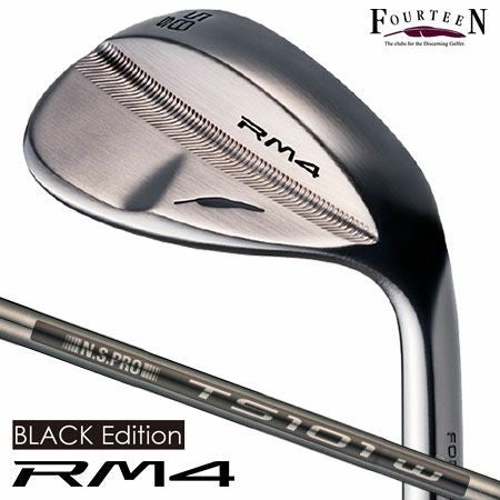 フォーティーン FOURTEEN RM-4ウェッジ ブラックエディション N.S.PRO