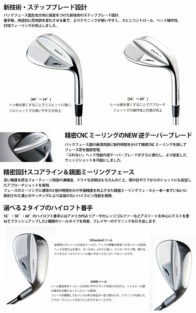 フォーティーンRM-4ウェッジ