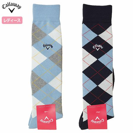 キャロウェイアーガイル柄ハイソックス241-9185806