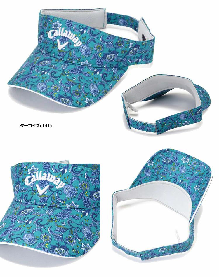 キャロウェイペイスリー柄バイザー
