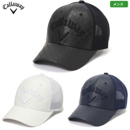 キャロウェイ_PUメッシュキャップ_メンズ_241-0291504
