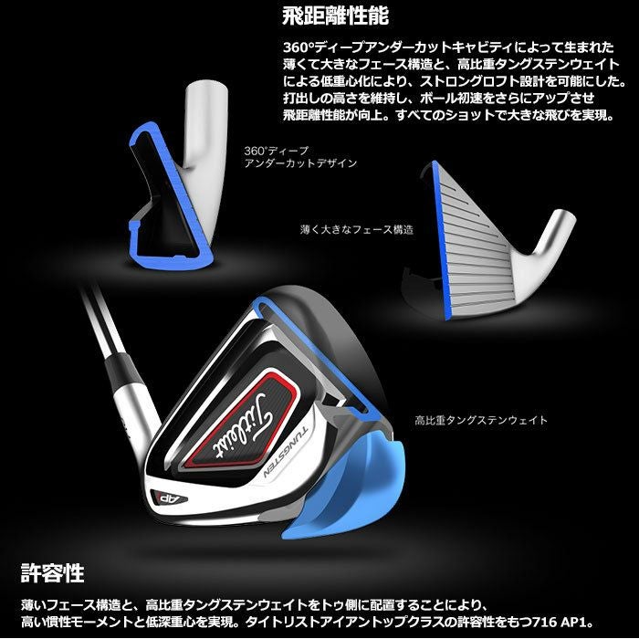 タイトリスト_716_AP1アイアン_6本(5-P)