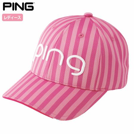 ピンレディースキャップ
