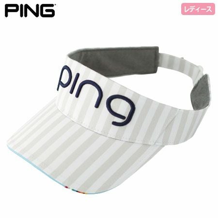 ピンレディースサンバイザー