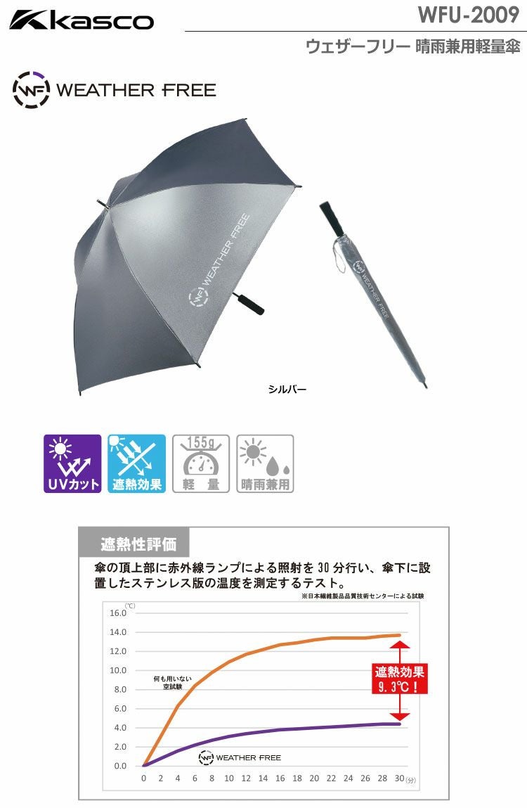 キャスコ晴雨兼用軽量傘