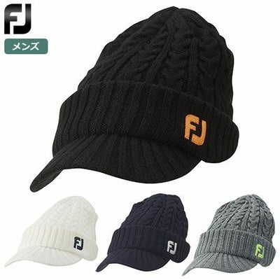 フットジョイFJつば付きニットキャップFJHW1821