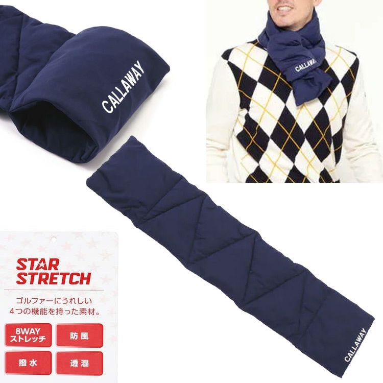 キャロウェイ_中綿入りマフラー_メンズ_2410298506
