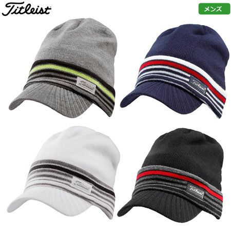 タイトリスト_バイザー付ニットキャップ_メンズ_HW0CVK