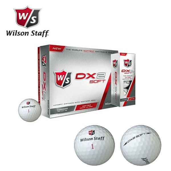ウイルソンスタッフWilsonDX2SOFTゴルフボール1ダース