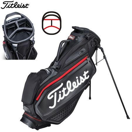 タイトリスト_ジェットブラックプレミアム_スタンドバッグ_TB20SXSF