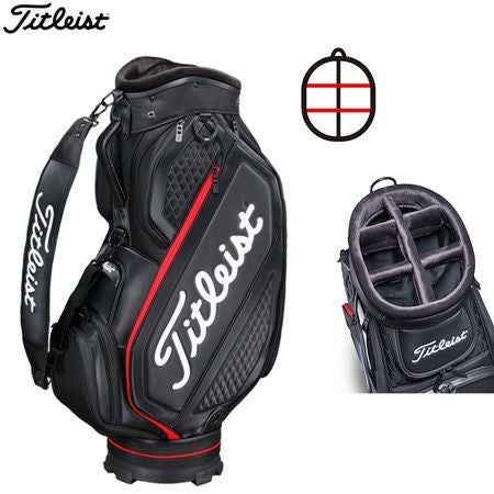 タイトリスト_ジェットブラックミッドサイズ_キャディバッグ_TB20SF4