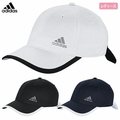 アディダスウィメンズシルバーロゴキャップ