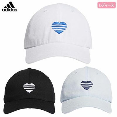 アディダスウィメンズ3ストライプハートコットンキャップGVY50
