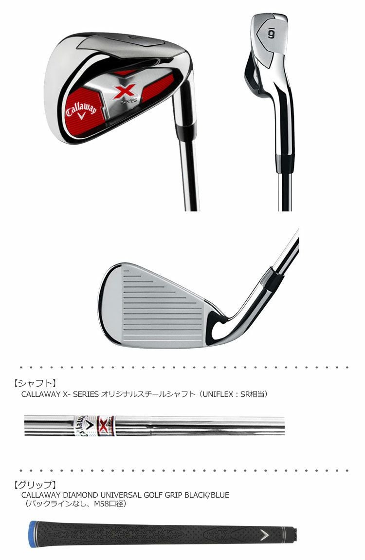 キャロウェイXシリーズ2018アイアン