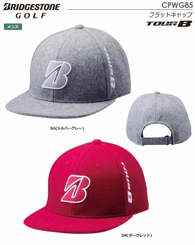 ブリヂストンTOURBメンズフラットキャップCPWG85