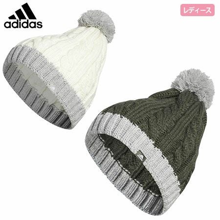 アディダスウィメンズ2トーンケーブルビーニーFWZ17