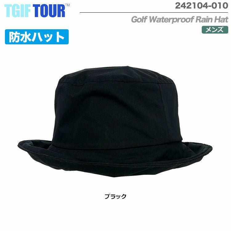 TheTGIFTourGolfWaterproofRainHat防水ハット242104-010