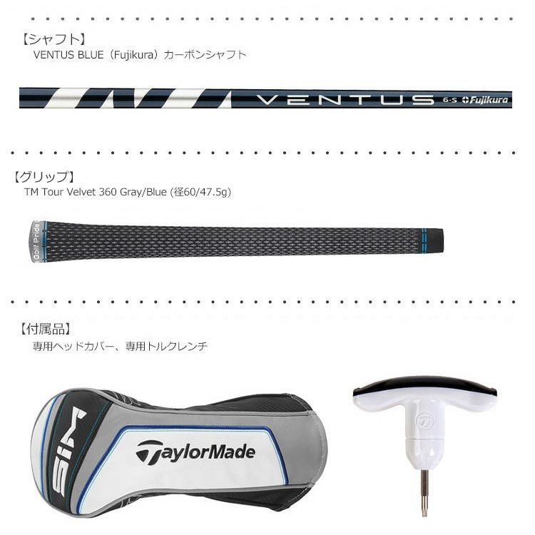 テーラーメイドSIMドライバー