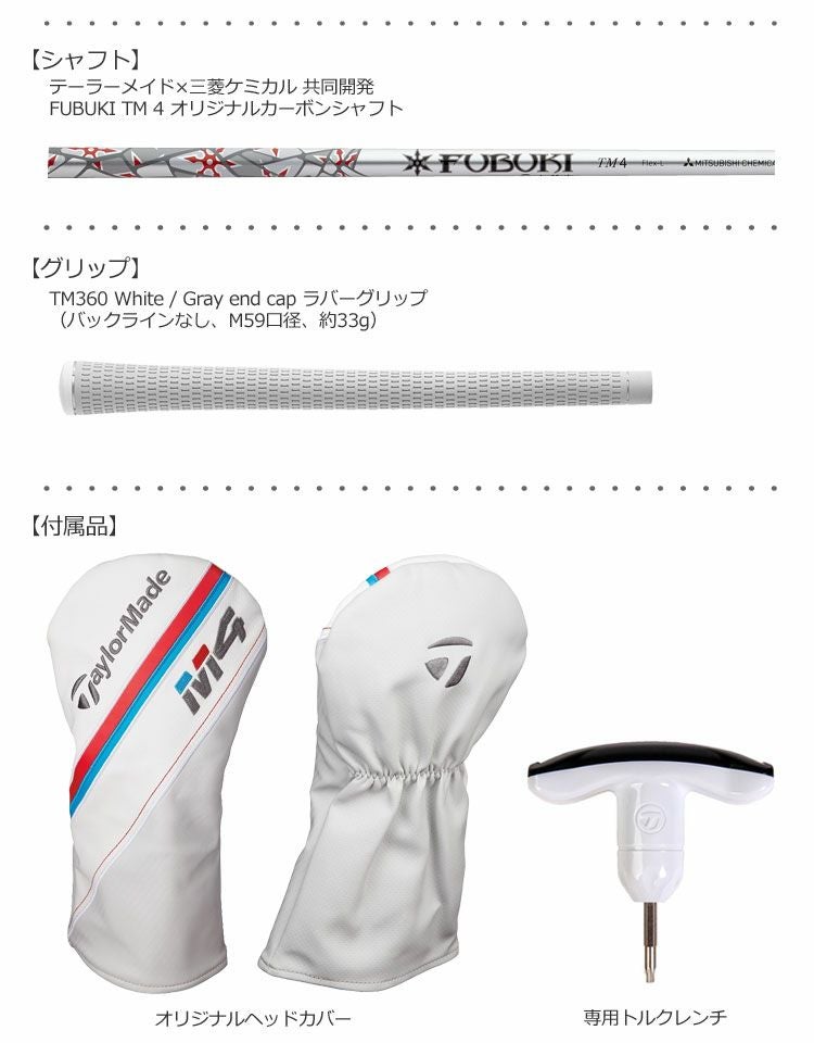 テーラーメイドTaylorMadeM4ドライバー