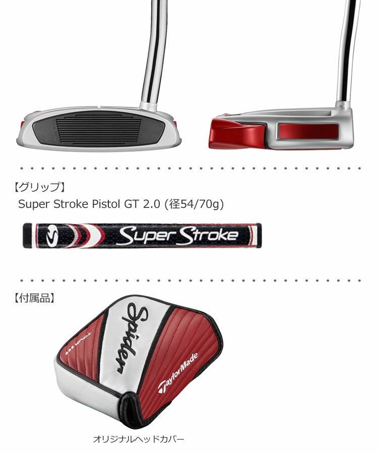 テーラーメイドTaylorMadeSPIDERパター