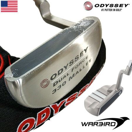 ODYSSEY DUAL FORCE 330 MALLET パター　カバー付き オデッセイ DUAL FORCE 330 MALLET パター 34inch USA直輸入品