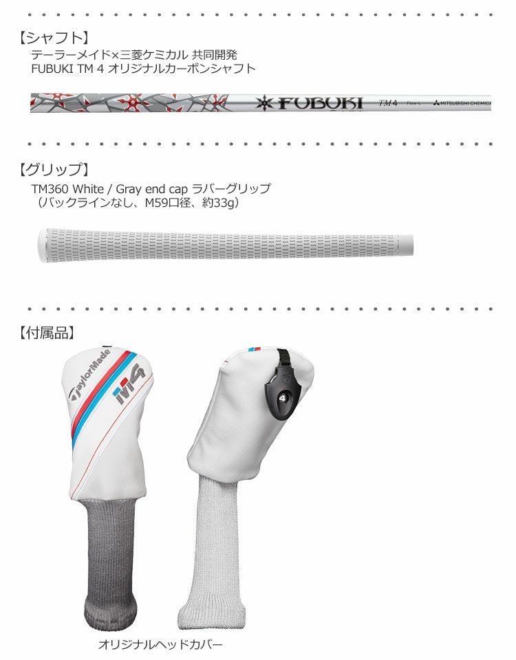 テーラーメイドTaylorMadeM4レスキュー