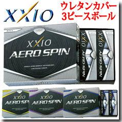 ダンロップXXIOゼクシオAEROSPIN1ダース(日本仕様)