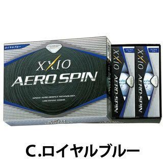 ダンロップXXIOゼクシオAEROSPIN1ダース(日本仕様)