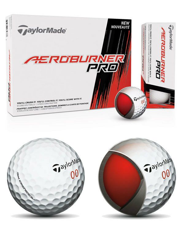 テーラーメイドTaylorMadeエアロバーナープロボール1ダースUSA直輸入品